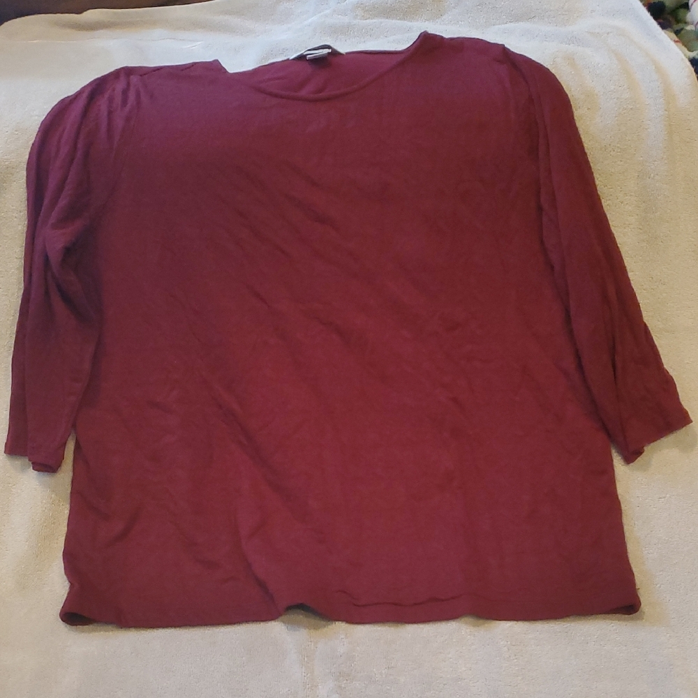 Women's CJ Banks 1X  3/4 Sleeve Top